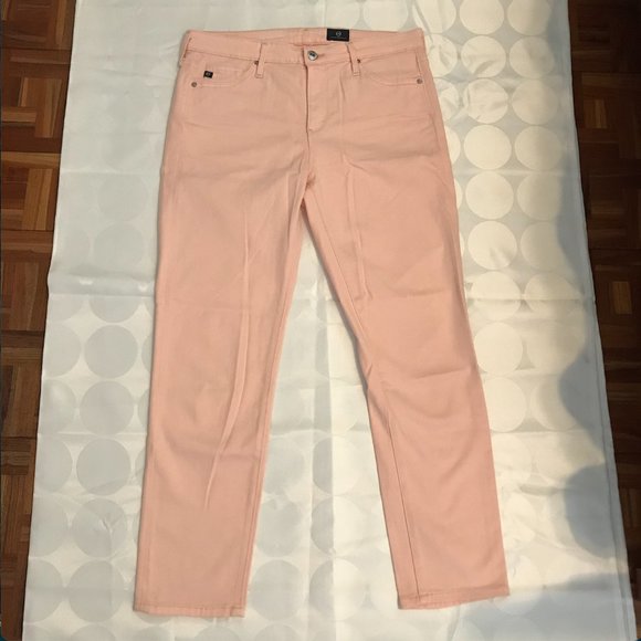 AG Adriano Goldschmied Peach Pink Jeans 28 - Picture 3 of 10